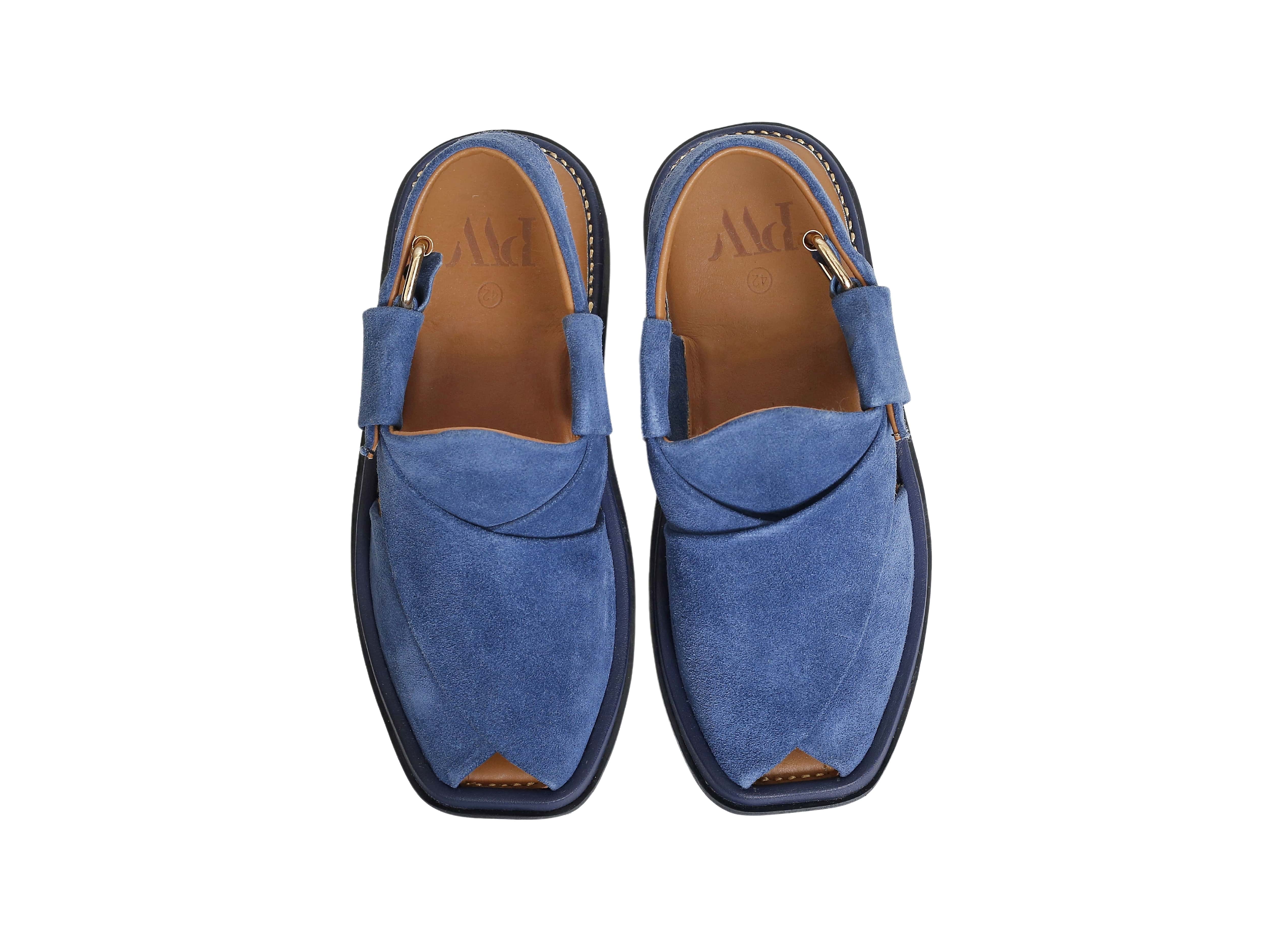 Peshawari Suede - Blue