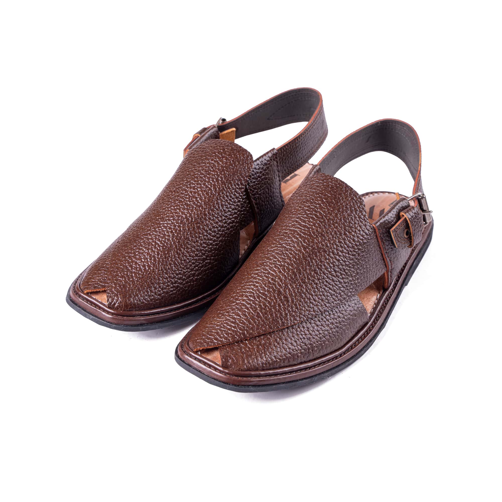 PW Signature Chappal - Coffee