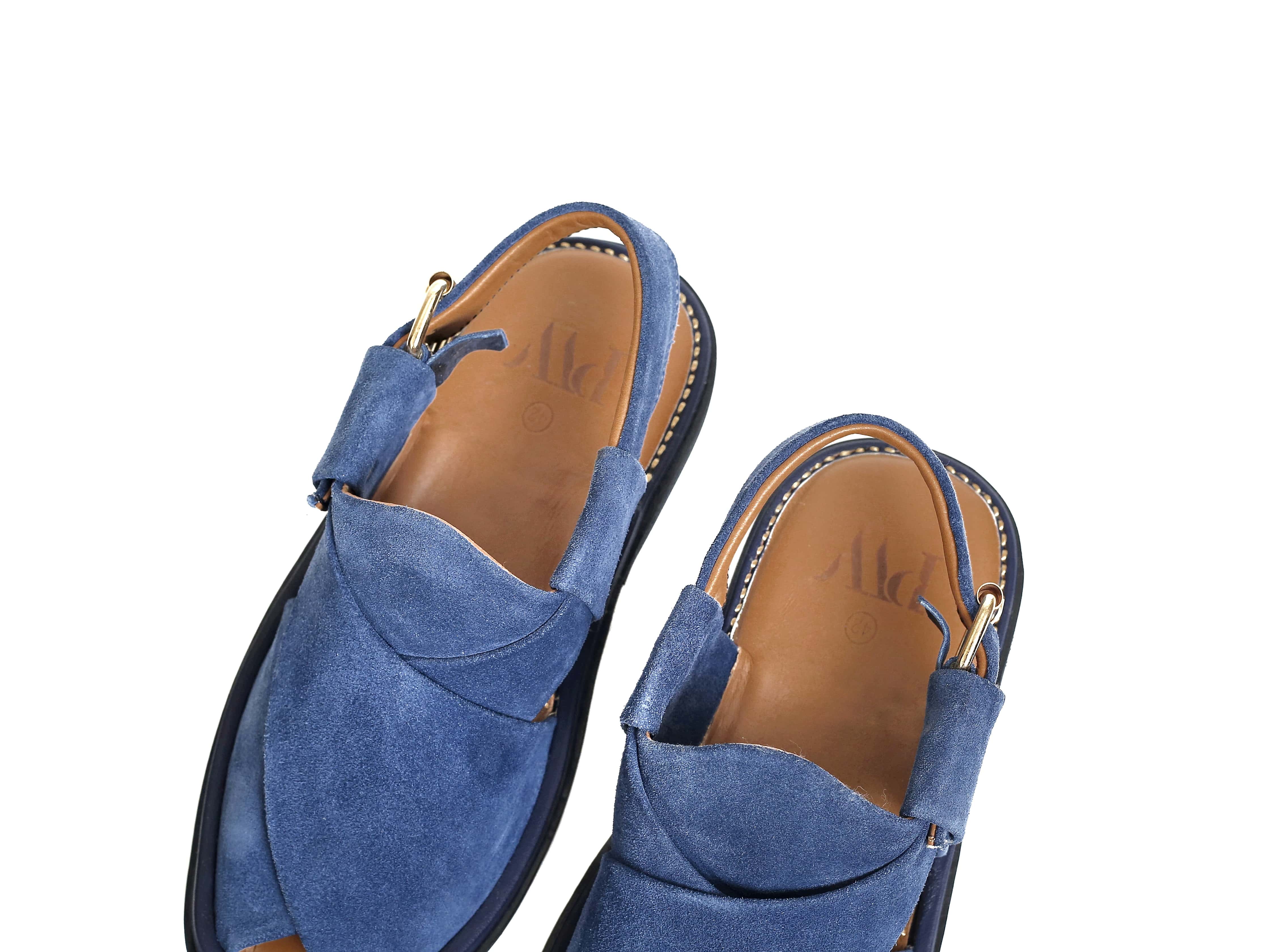 Peshawari Suede - Blue