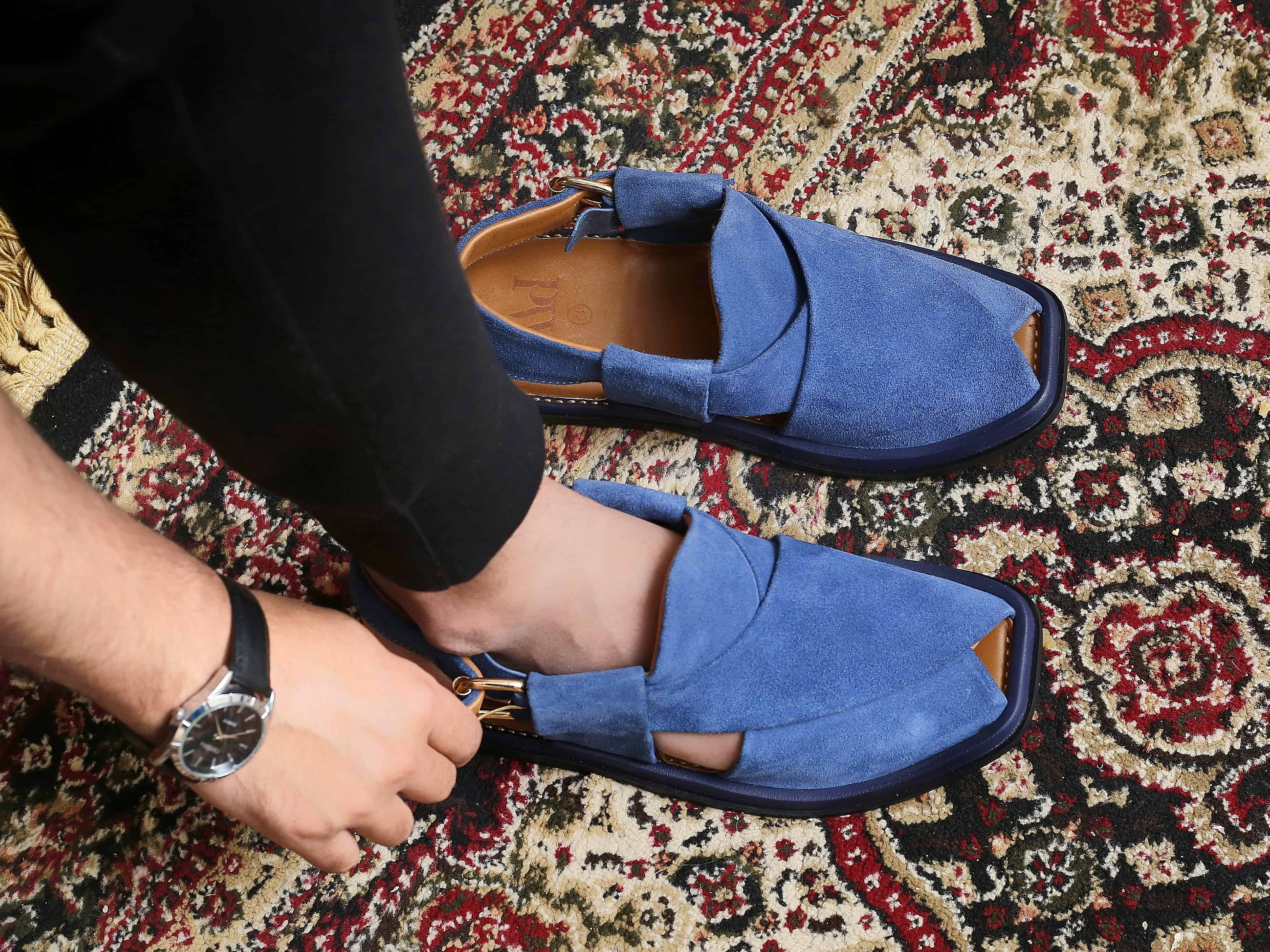 Peshawari Suede - Blue