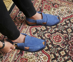 Peshawari Suede - Blue