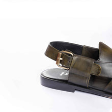 Load image into Gallery viewer, The Quetta Chappals – Patina Green
