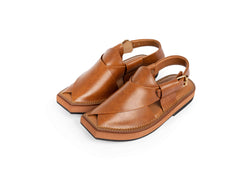 PW Premium Kaptaan Chappals – (Wood)