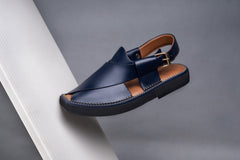 PW Premium Kaptaan Chappals – Blue