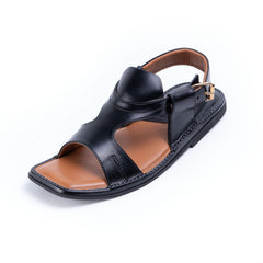 PW Premium Panjadaar Chappals 2.0 - Black