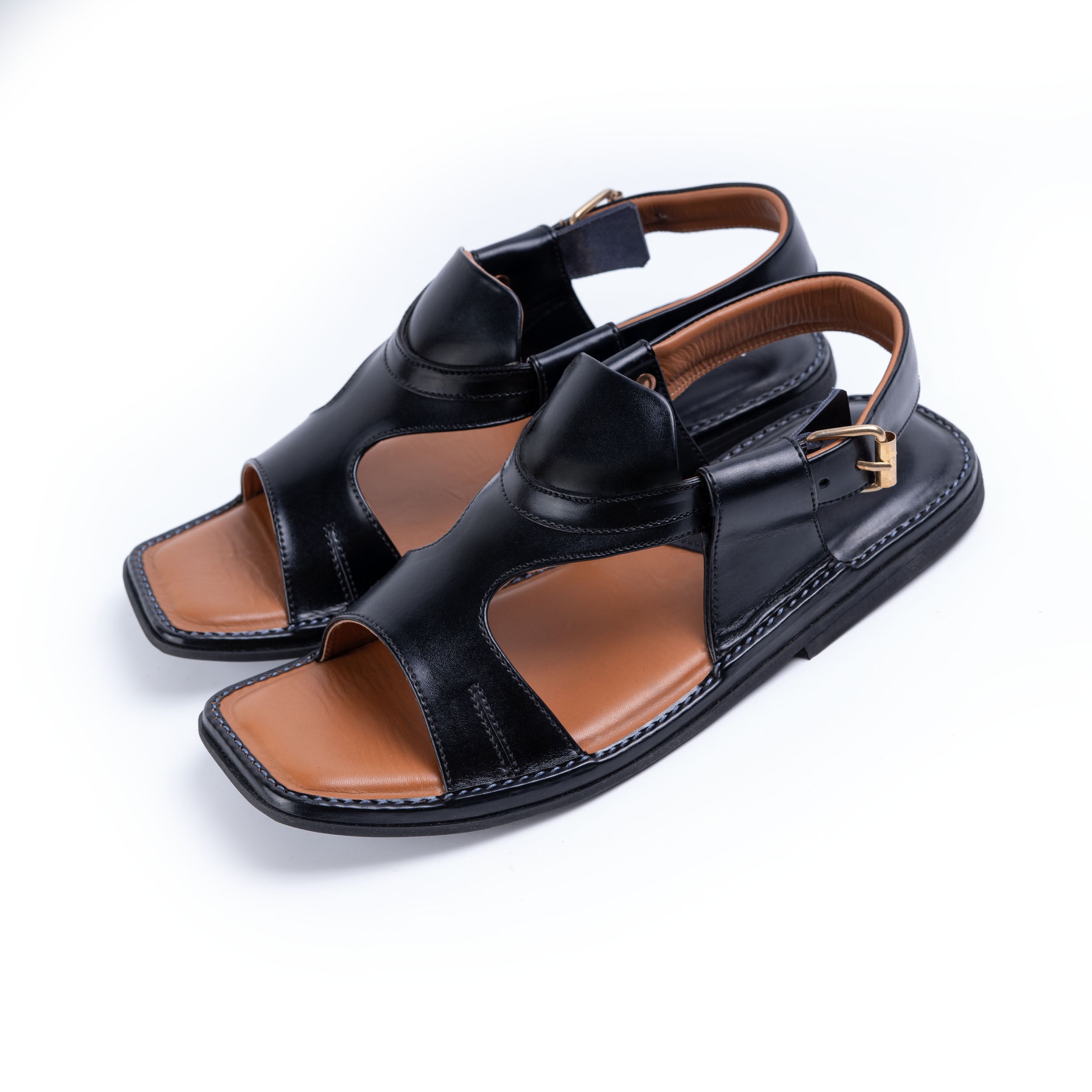 PW Premium Panjadaar Chappals 2.0 - Black