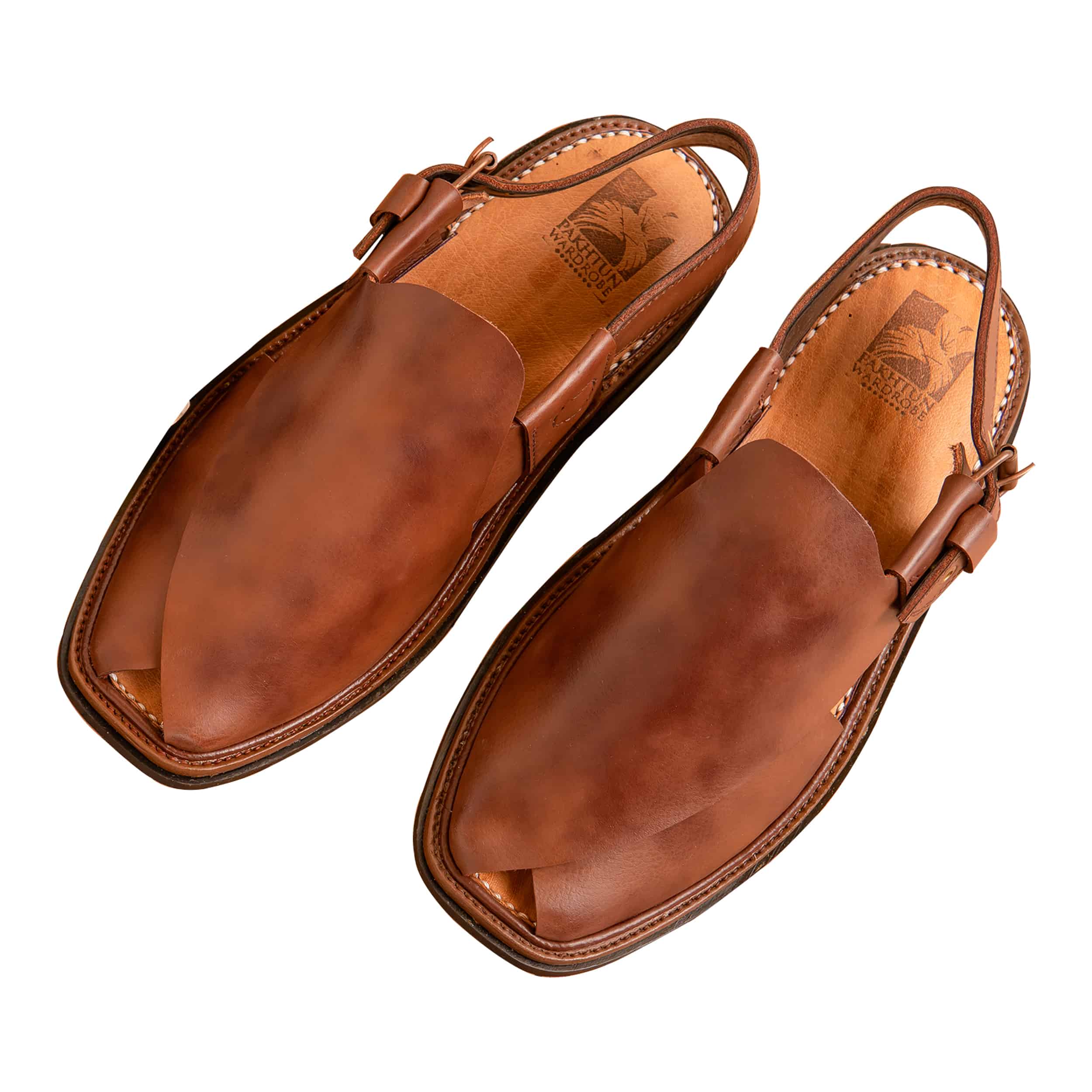 Pakhtun Wardrobe Signature Chappal, Brown