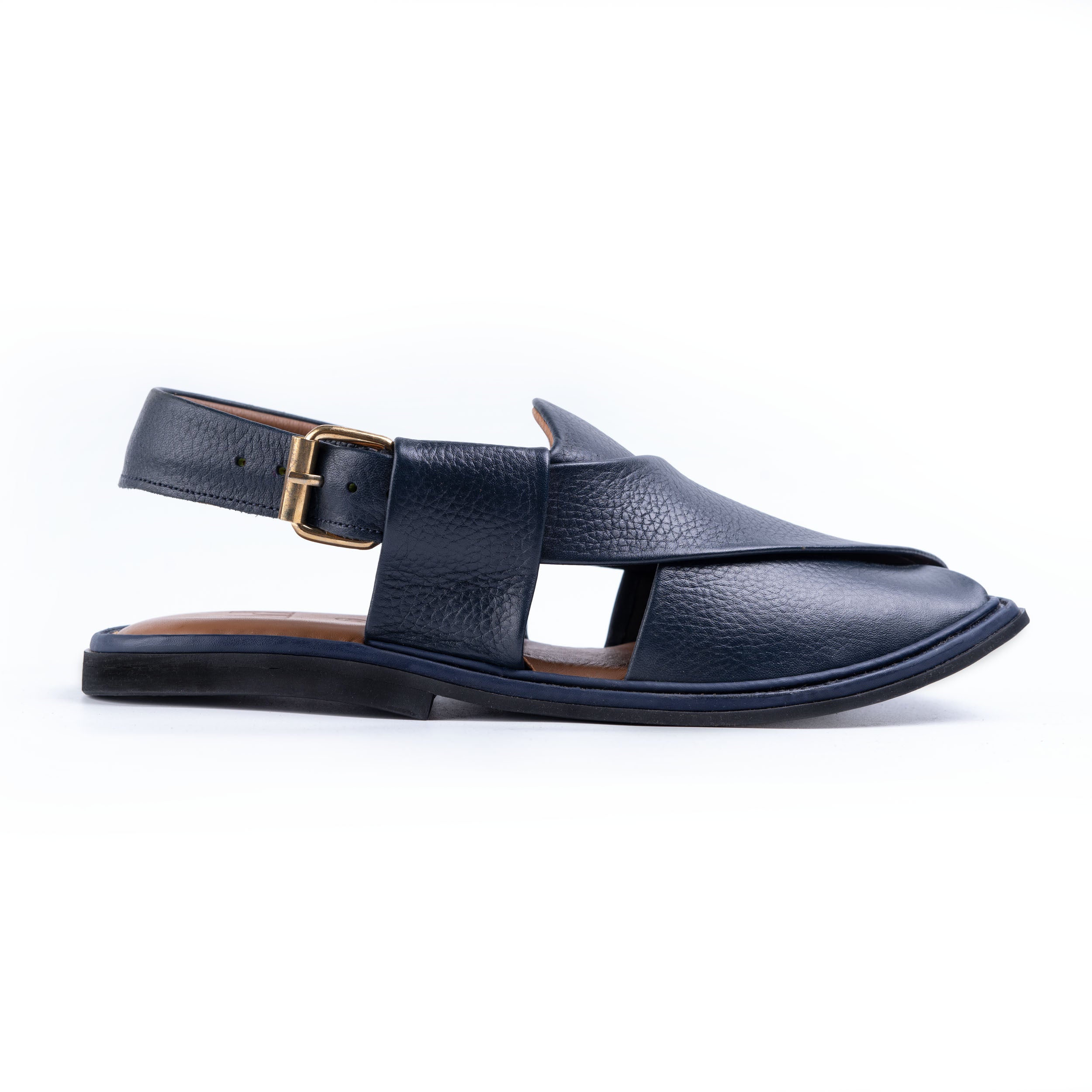 PW Classic Peshawari Chappals – Blue